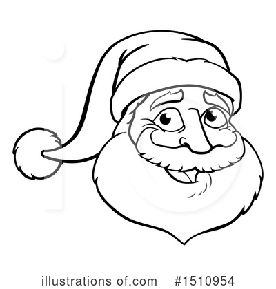 Royalty-Free (RF) Santa Clipart Illustration by AtStockIllustration - Stock Sample #1510954
