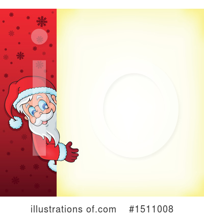 Royalty-Free (RF) Santa Clipart Illustration by visekart - Stock Sample #1511008