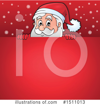 Royalty-Free (RF) Santa Clipart Illustration by visekart - Stock Sample #1511013