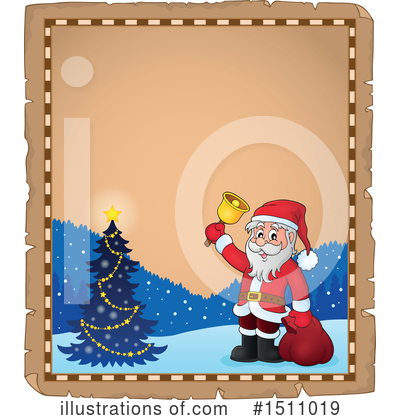 Royalty-Free (RF) Santa Clipart Illustration by visekart - Stock Sample #1511019