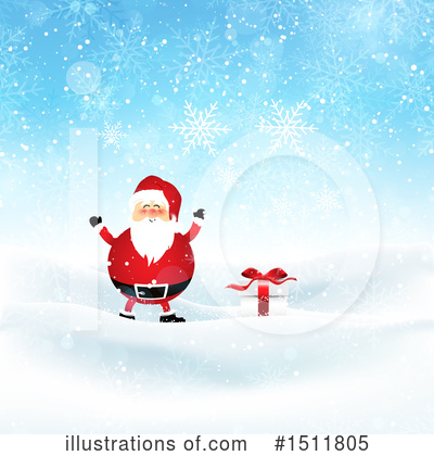 Royalty-Free (RF) Santa Clipart Illustration by KJ Pargeter - Stock Sample #1511805
