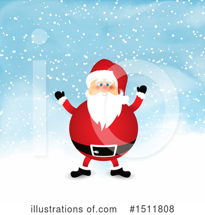 Royalty-Free (RF) Santa Clipart Illustration by KJ Pargeter - Stock Sample #1511808