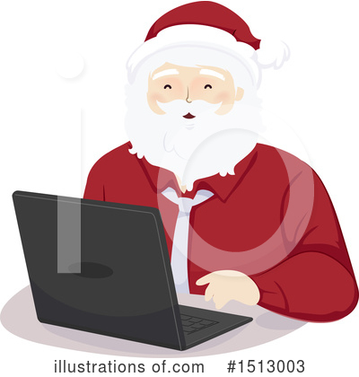 Royalty-Free (RF) Santa Clipart Illustration by BNP Design Studio - Stock Sample #1513003