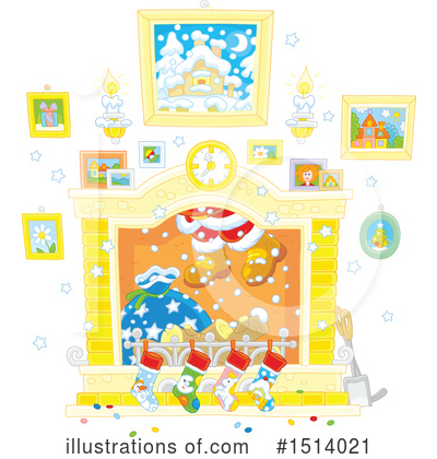 Royalty-Free (RF) Santa Clipart Illustration by Alex Bannykh - Stock Sample #1514021