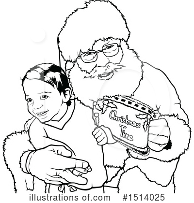 Royalty-Free (RF) Santa Clipart Illustration by dero - Stock Sample #1514025