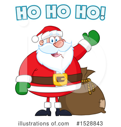 Royalty-Free (RF) Santa Clipart Illustration by Hit Toon - Stock Sample #1528843