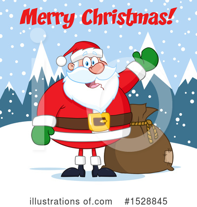 Royalty-Free (RF) Santa Clipart Illustration by Hit Toon - Stock Sample #1528845