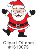 Santa Clipart #1613073 by Johnny Sajem