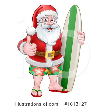 Surfing Clipart #1613127 by AtStockIllustration