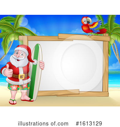 Tropical Beach Clipart #1613129 by AtStockIllustration
