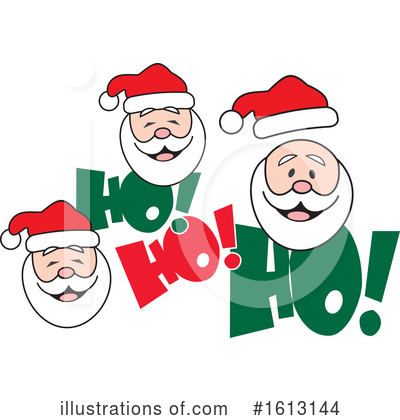 Santa Clipart #1613144 by Johnny Sajem