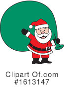 Santa Clipart #1613147 by Johnny Sajem