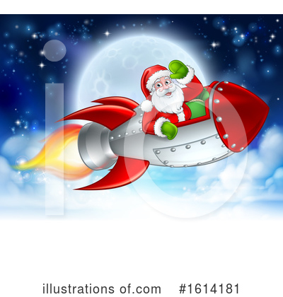 Royalty-Free (RF) Santa Clipart Illustration by AtStockIllustration - Stock Sample #1614181