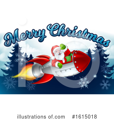 Royalty-Free (RF) Santa Clipart Illustration by AtStockIllustration - Stock Sample #1615018