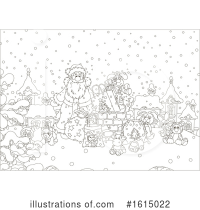 Royalty-Free (RF) Santa Clipart Illustration by Alex Bannykh - Stock Sample #1615022