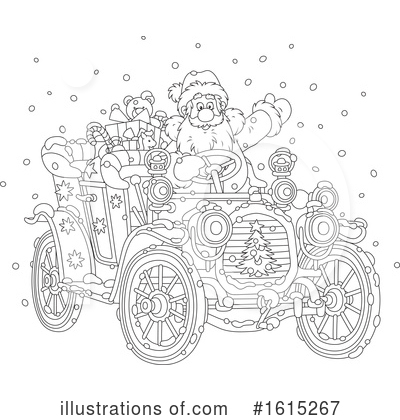 Royalty-Free (RF) Santa Clipart Illustration by Alex Bannykh - Stock Sample #1615267