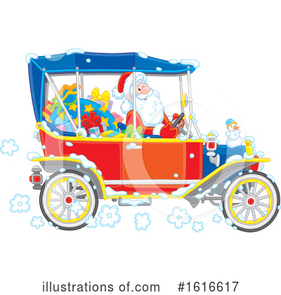 Royalty-Free (RF) Santa Clipart Illustration by Alex Bannykh - Stock Sample #1616617