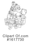 Santa Clipart #1617730 by AtStockIllustration
