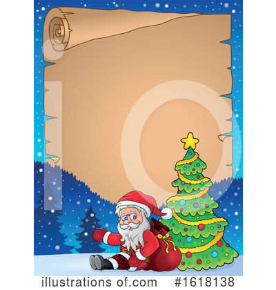 Royalty-Free (RF) Santa Clipart Illustration by visekart - Stock Sample #1618138