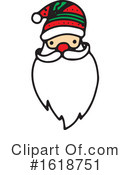 Santa Clipart #1618751 by Cherie Reve