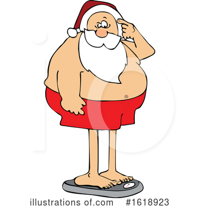 Royalty-Free (RF) Santa Clipart Illustration by djart - Stock Sample #1618923
