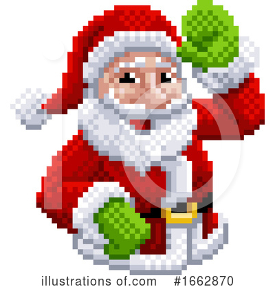 Royalty-Free (RF) Santa Clipart Illustration by AtStockIllustration - Stock Sample #1662870