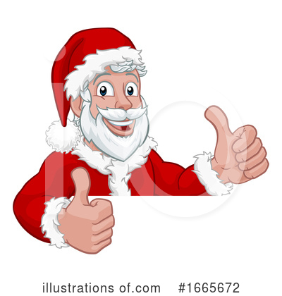 Royalty-Free (RF) Santa Clipart Illustration by AtStockIllustration - Stock Sample #1665672