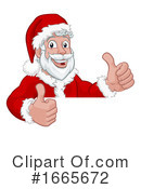 Santa Clipart #1665672 by AtStockIllustration