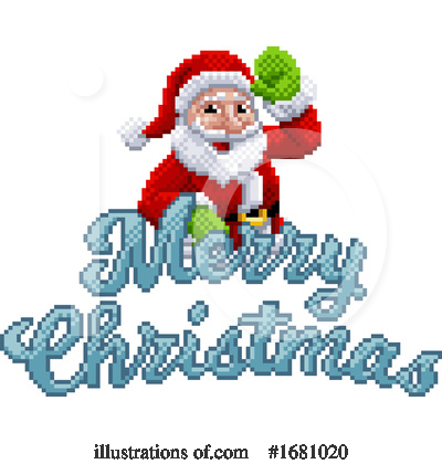Royalty-Free (RF) Santa Clipart Illustration by AtStockIllustration - Stock Sample #1681020