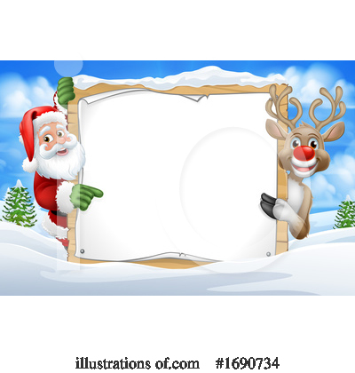 Royalty-Free (RF) Santa Clipart Illustration by AtStockIllustration - Stock Sample #1690734