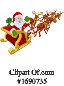 Santa Clipart #1690735 by AtStockIllustration