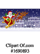 Santa Clipart #1690893 by AtStockIllustration
