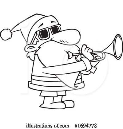 Trumpet Clipart #1694778 by toonaday
