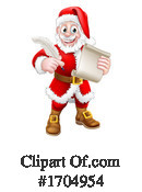 Santa Clipart #1704954 by AtStockIllustration