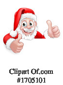 Santa Clipart #1705101 by AtStockIllustration