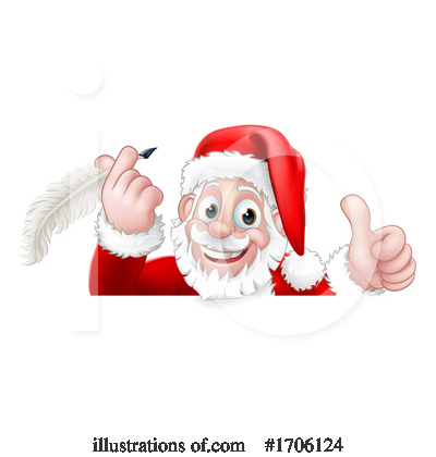 Royalty-Free (RF) Santa Clipart Illustration by AtStockIllustration - Stock Sample #1706124