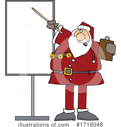 Royalty-Free (RF) Santa Clipart Illustration by djart - Stock Sample #1719048