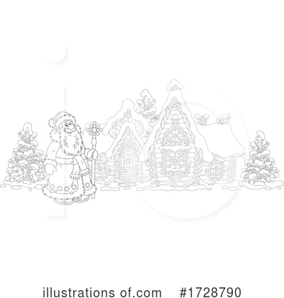 Royalty-Free (RF) Santa Clipart Illustration by Alex Bannykh - Stock Sample #1728790