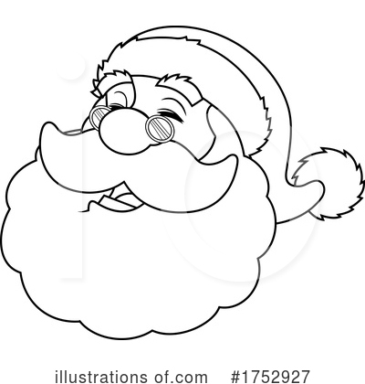 Royalty-Free (RF) Santa Clipart Illustration by Hit Toon - Stock Sample #1752927