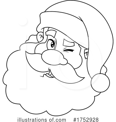 Royalty-Free (RF) Santa Clipart Illustration by Hit Toon - Stock Sample #1752928