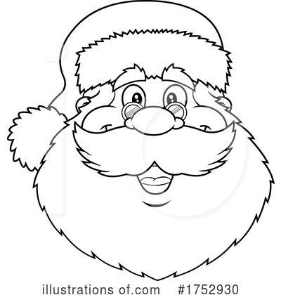 Royalty-Free (RF) Santa Clipart Illustration by Hit Toon - Stock Sample #1752930