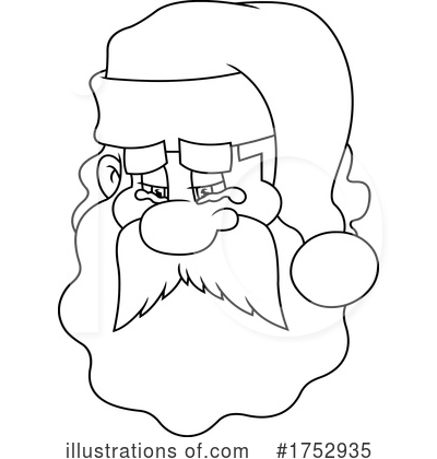 Royalty-Free (RF) Santa Clipart Illustration by Hit Toon - Stock Sample #1752935