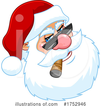 Royalty-Free (RF) Santa Clipart Illustration by Hit Toon - Stock Sample #1752946