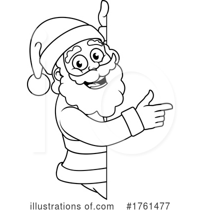 Royalty-Free (RF) Santa Clipart Illustration by AtStockIllustration - Stock Sample #1761477