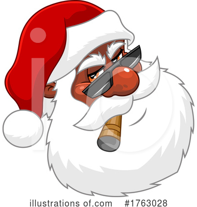 Royalty-Free (RF) Santa Clipart Illustration by Hit Toon - Stock Sample #1763028