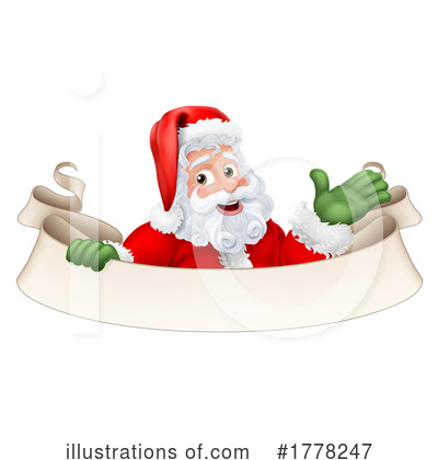 Santa Clipart #1778247 by AtStockIllustration