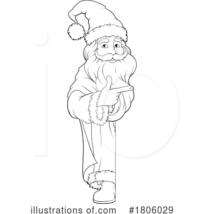 Royalty-Free (RF) Santa Clipart Illustration by AtStockIllustration - Stock Sample #1806029