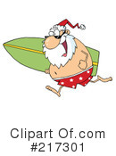 Santa Clipart #217301 by Hit Toon