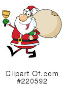 Santa Clipart #220592 by Hit Toon