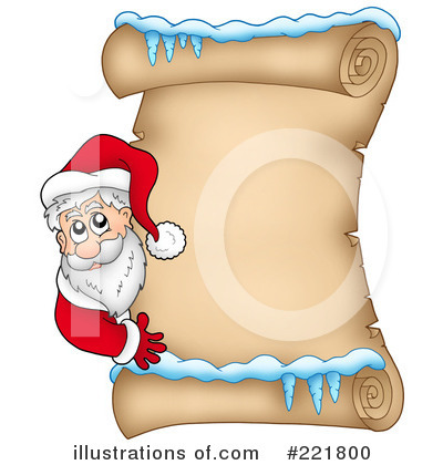 Royalty-Free (RF) Santa Clipart Illustration by visekart - Stock Sample #221800